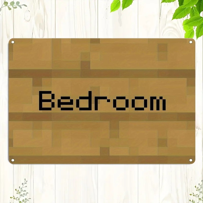 Home Improvement Game - Vintage Pixel Art slaapkamerbord | Mini