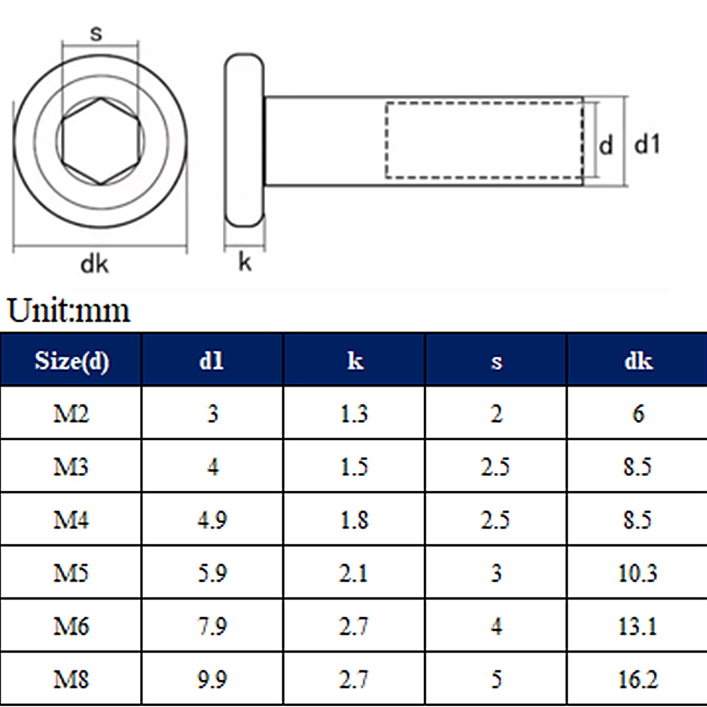 Deck Screw Stainless - Zwarte 304 roestvrijstalen afgeschuinde platte kop
