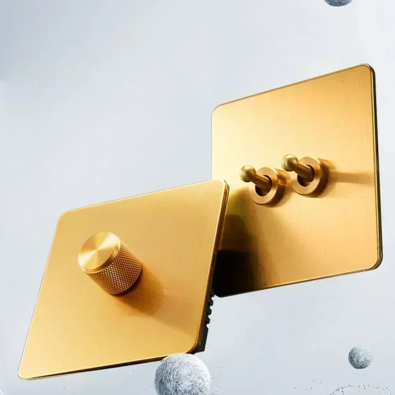 Wandlamp tuimelschakelaar goud - Home Improvement Years recensie en prijs