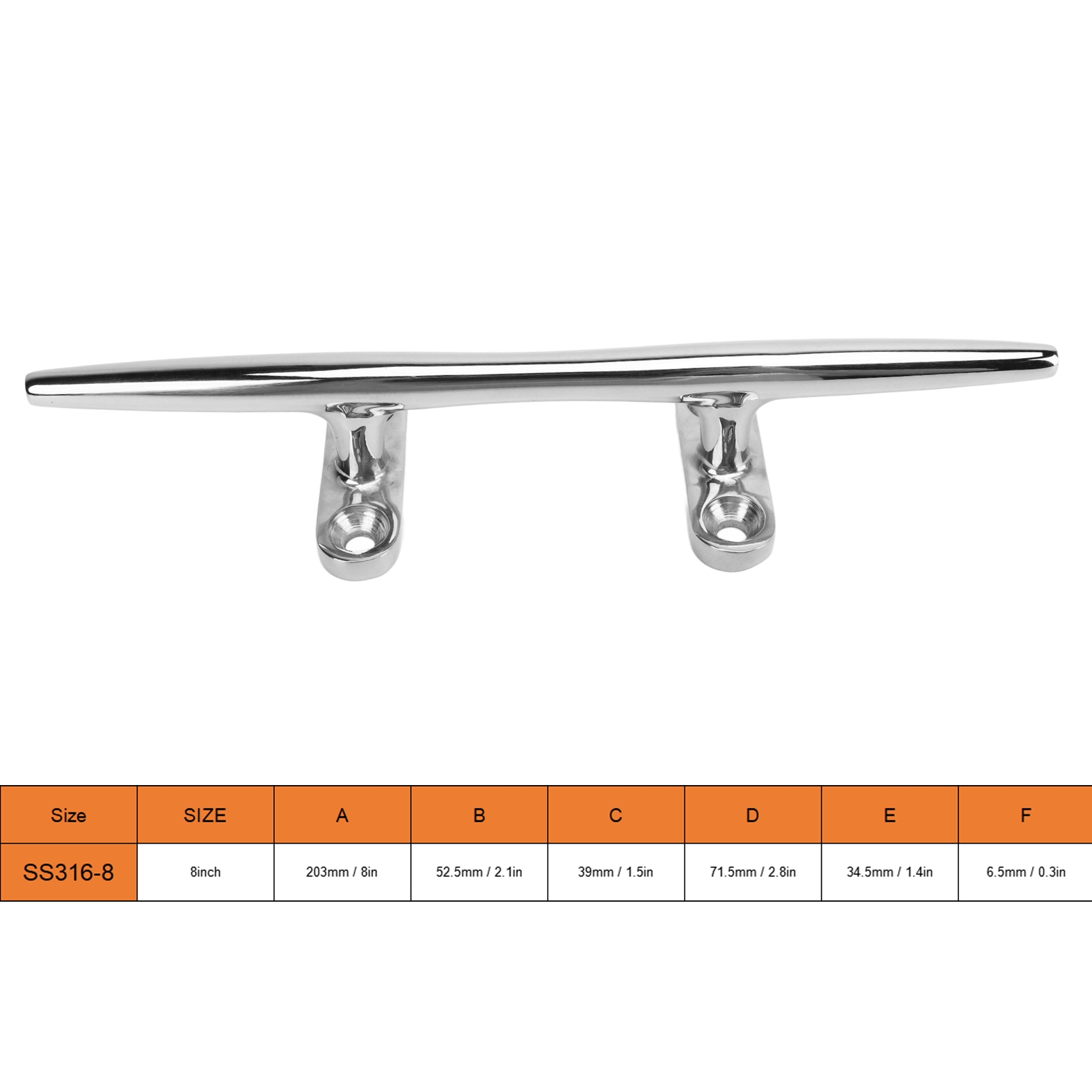 Bootklem Open Basis Heavy Duty - Deck Screw Stainless recensie en prijs